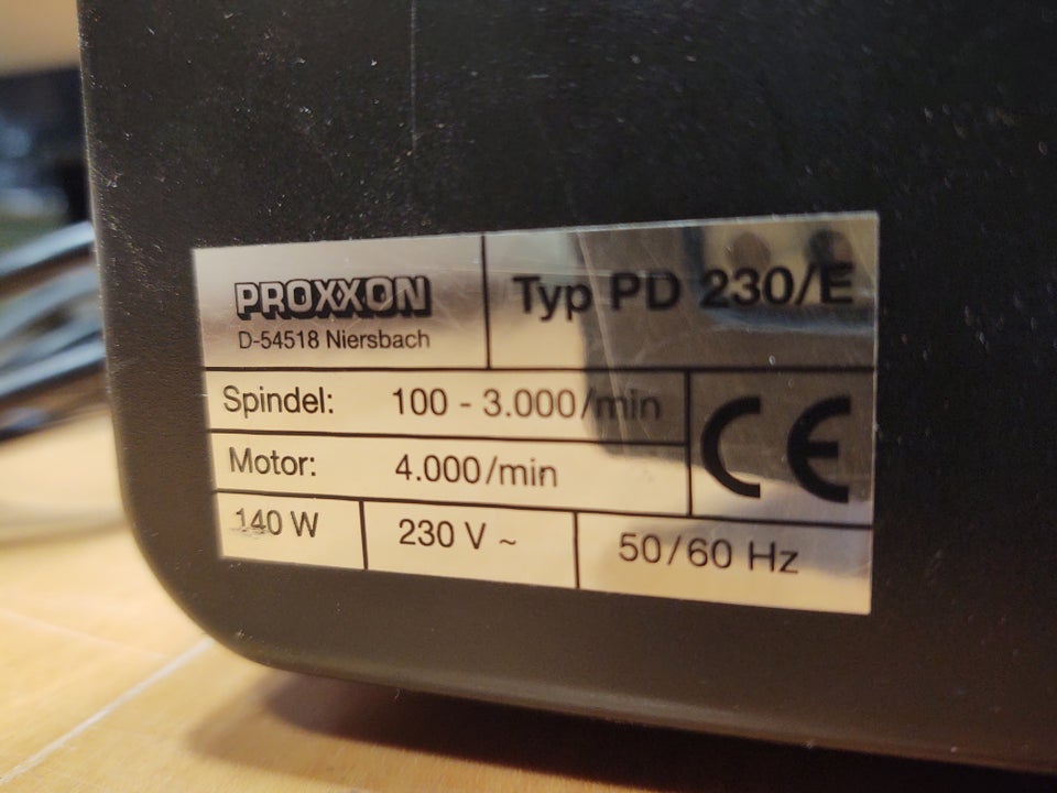 Drejebænk, Proxxon PD 230/E