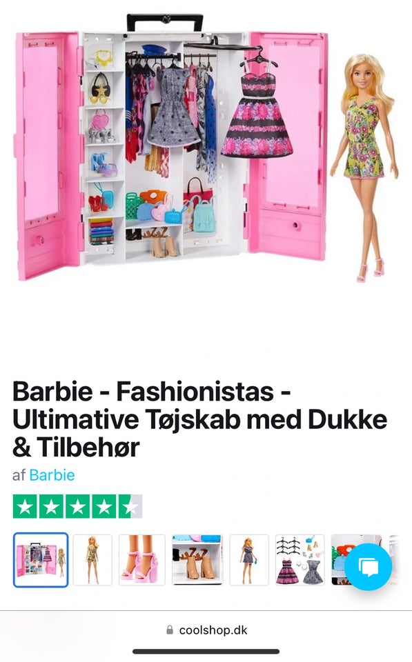 Barbie, Barbie tøjskab