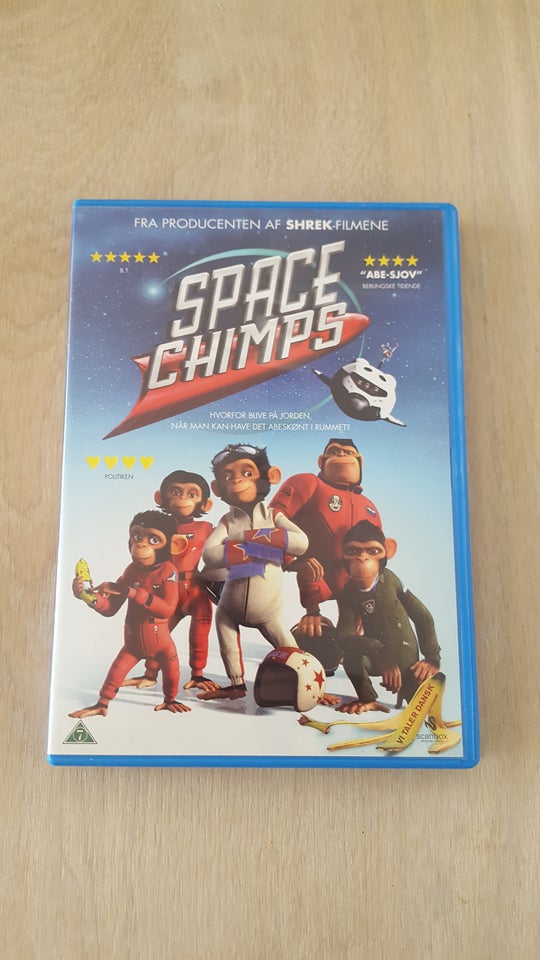 Space chimps, DVD, tegnefilm