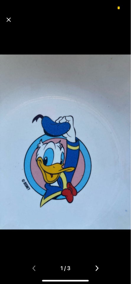 Porcelæn 2 Walt Disney skåle Teer