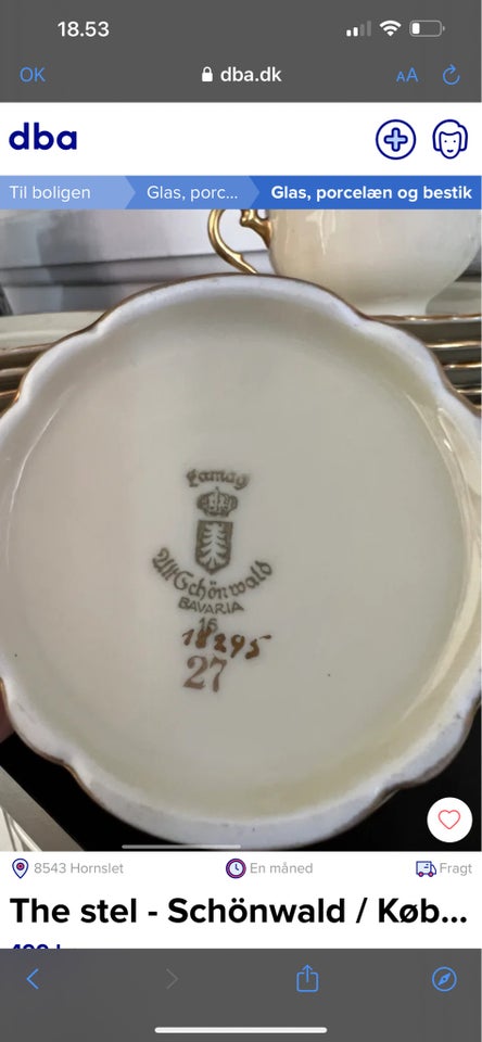 Porcelæn Kopper mm Schönwald