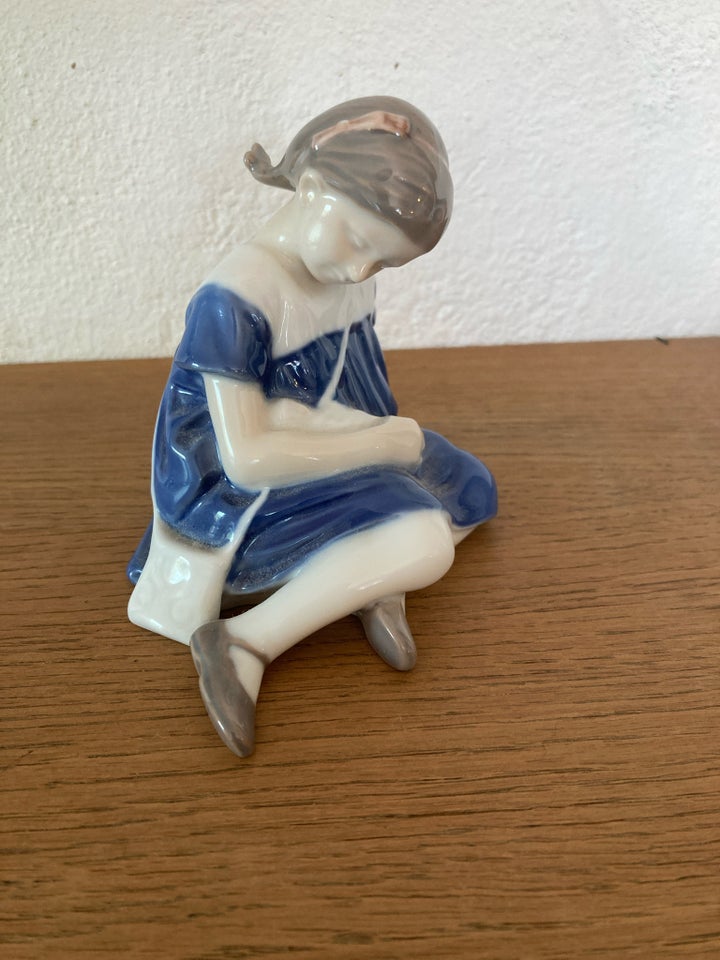 Porcelænsfigur Pige med dukke