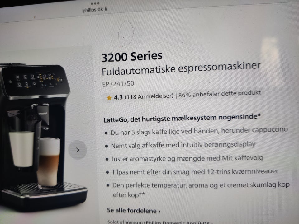 Philips espressomaskine , Philips