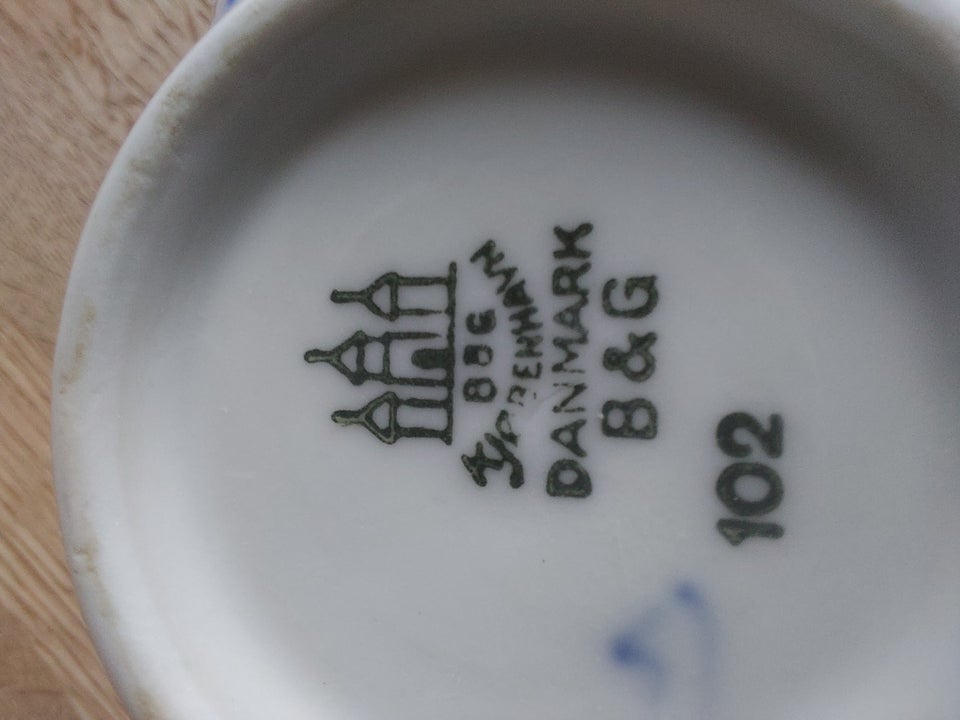 Porcelæn Kaffekopper B  G Empire