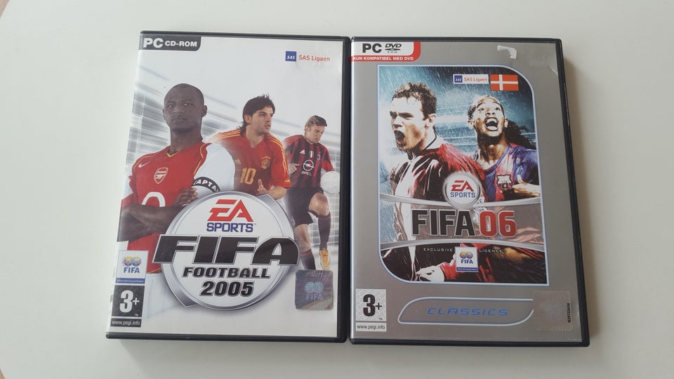 Fifa 2005 + 2006 til pc anden genre