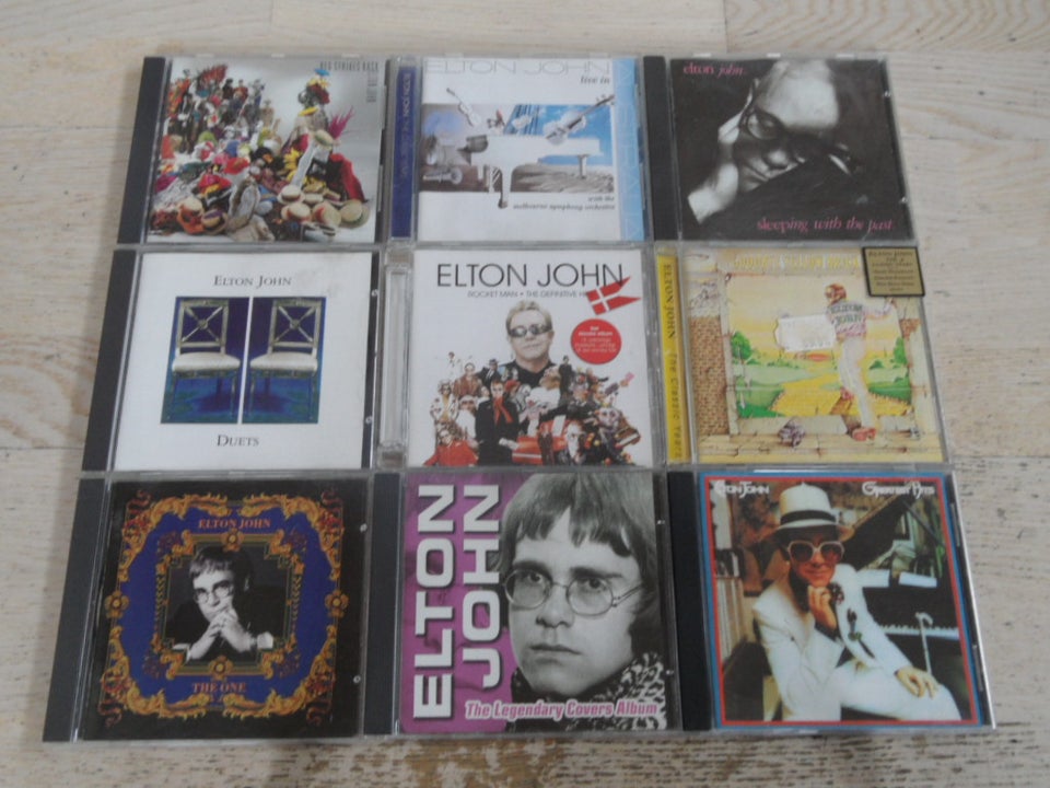 ELTON JOHN : 8 CD MED ELTON JOHN, pop