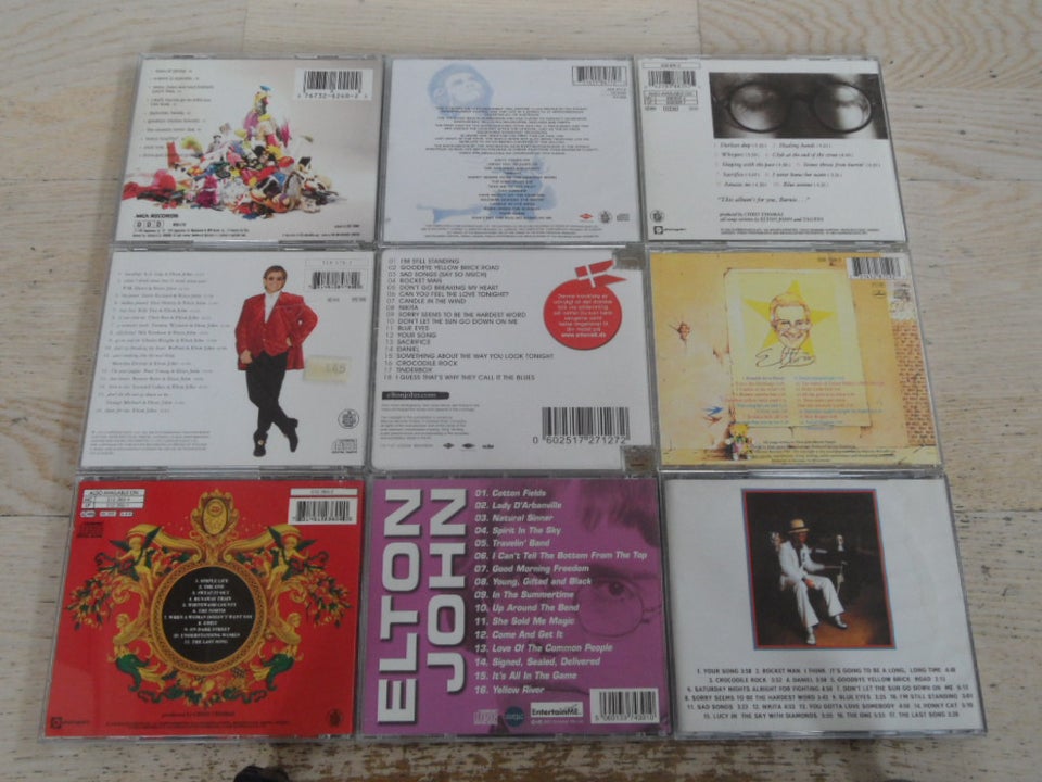 ELTON JOHN : 8 CD MED ELTON JOHN, pop