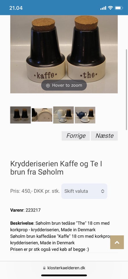 Keramik Kaffe  The Søholm