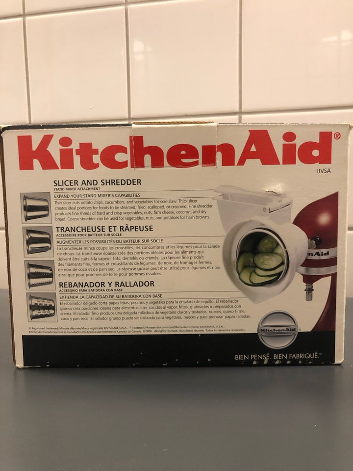 KitchenAid snitte og rive