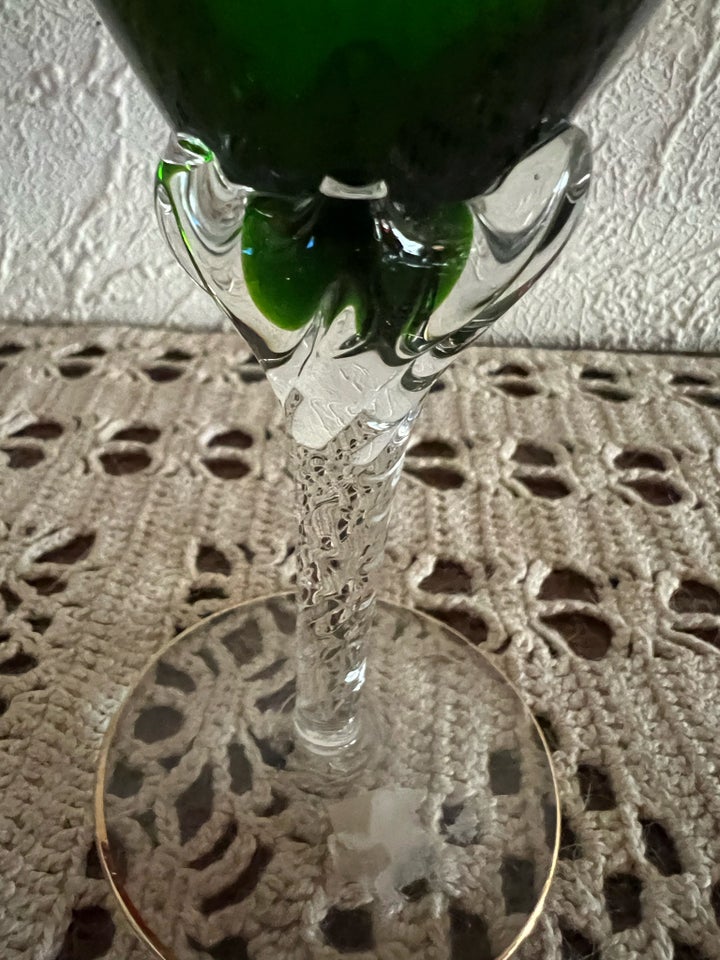 Glas 2 vinglas og 2 cocktail glas