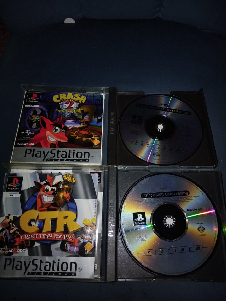 Crash bandicoot PS1 spil PS