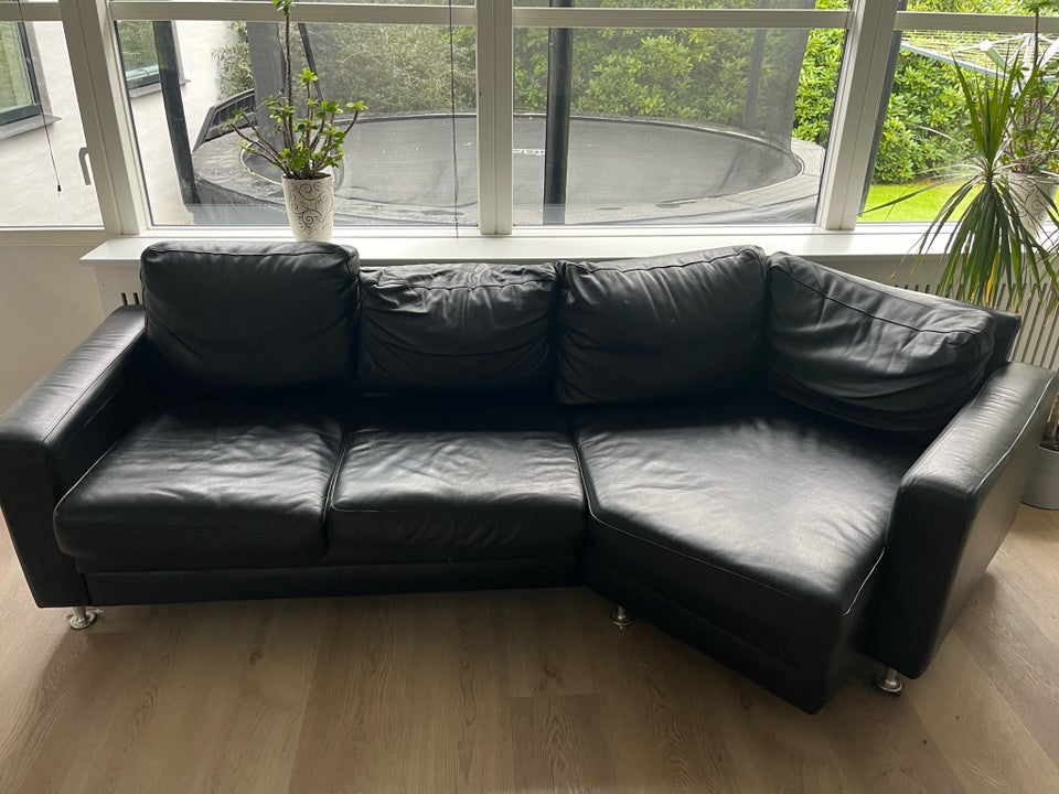 Sofa læder 3 pers