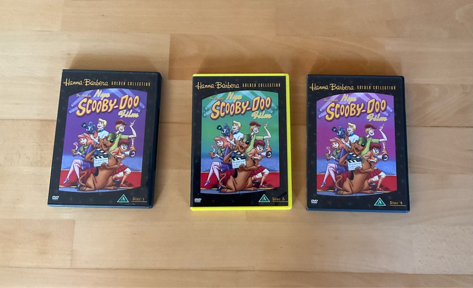 Nye Scooby-Doo film 1 og 3 og 4, DVD,