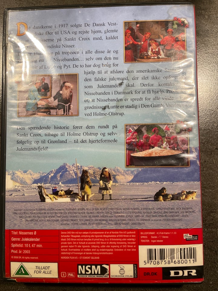 Nissernes ø, DVD, familiefilm