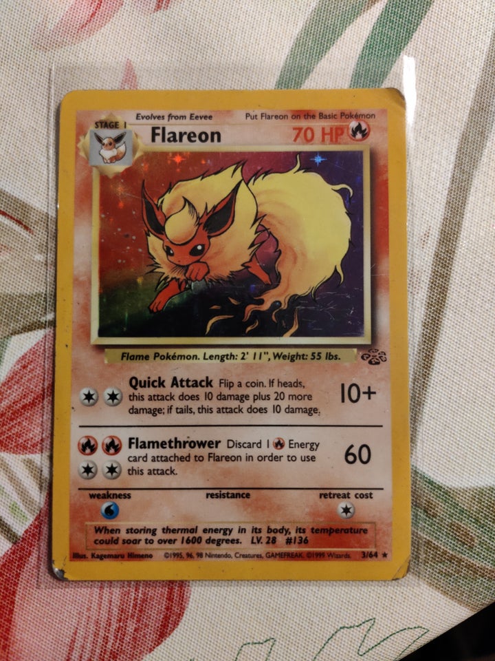 Samlekort, Flareon 3/64 Holo