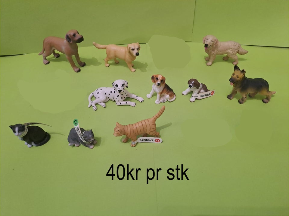 Dyr, Schleich hunde katte