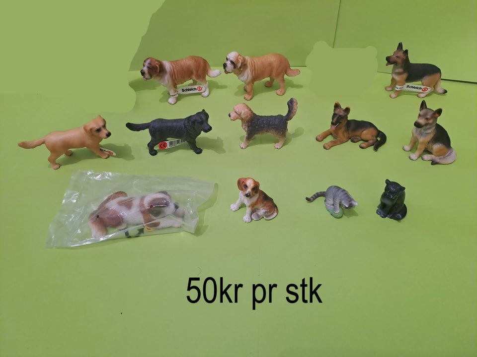 Dyr, Schleich hunde katte