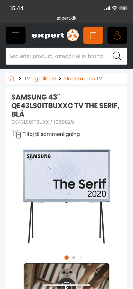 Samsung, Serif Smart TV, 43"