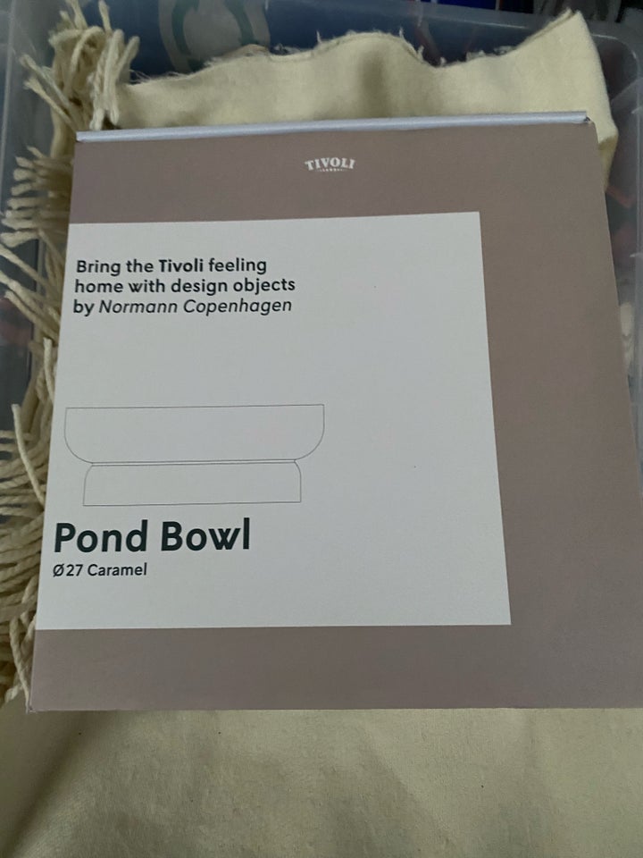 Glas, Ny Pond Bowl caramel , Tivoli