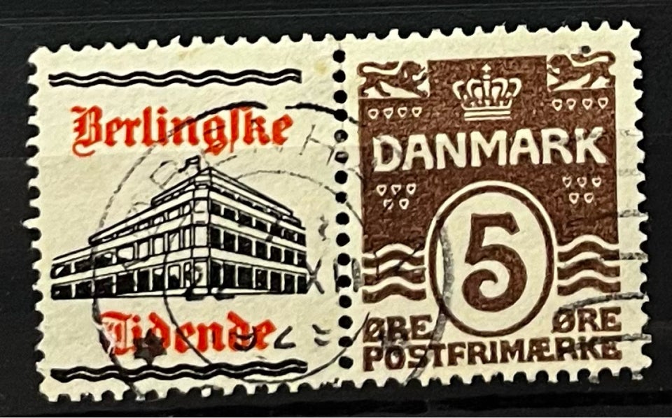 Danmark, stemplet, Reklame no. 30