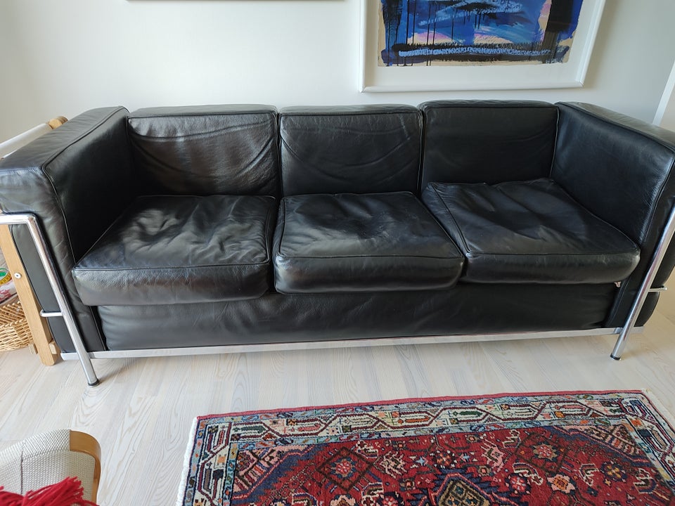 Sofa læder 3 pers