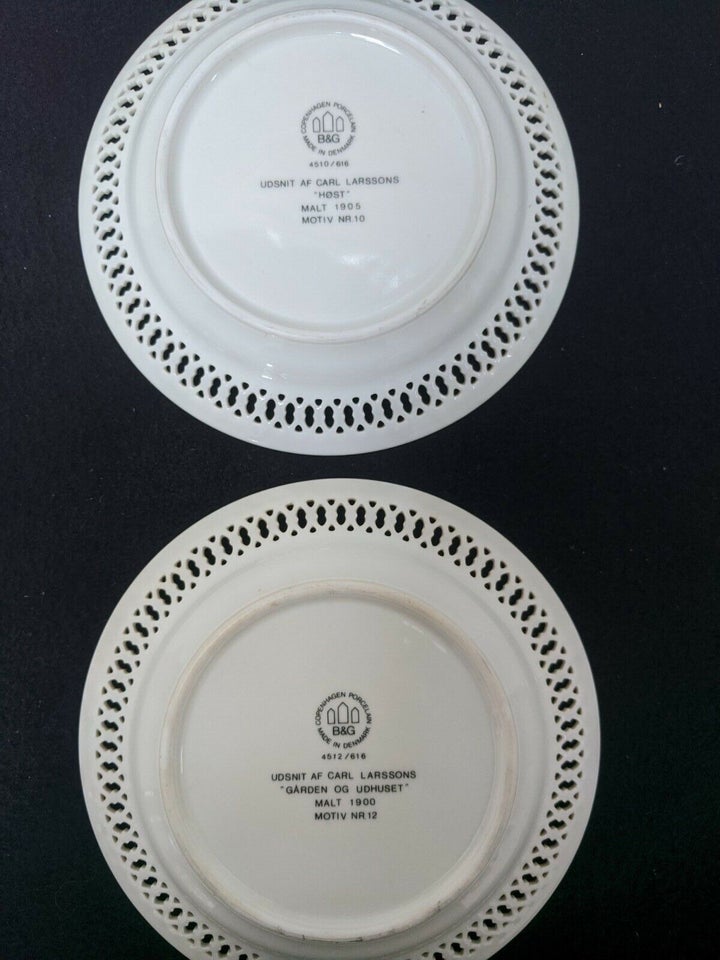 Carl Larsson porcelæns-platter