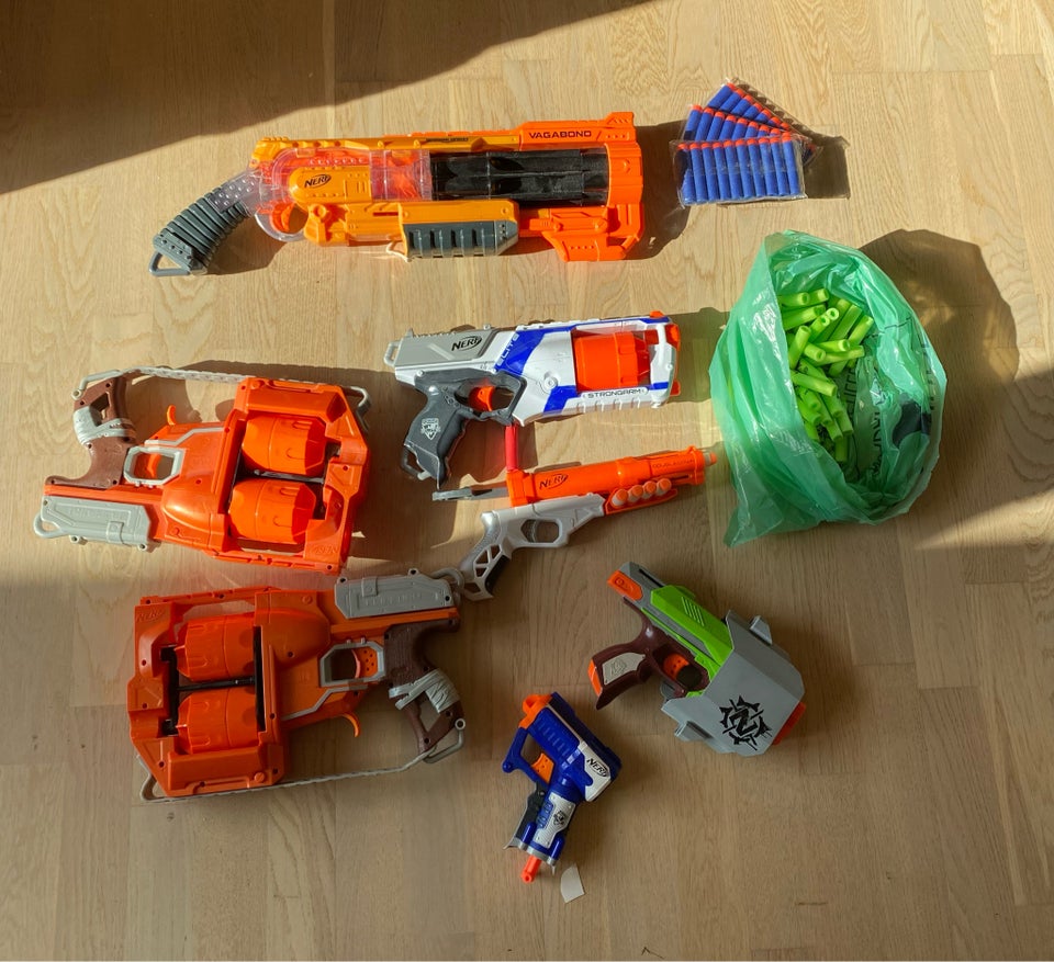 Våben, 6 manuelle, Nerf gun