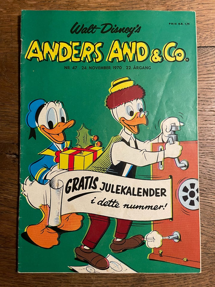 Anders And 1970 nr. 47, Walt Disney,