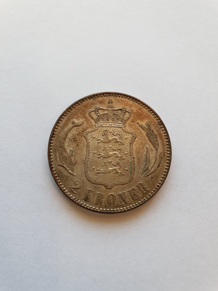 Danmark, mønter, 2 Krone