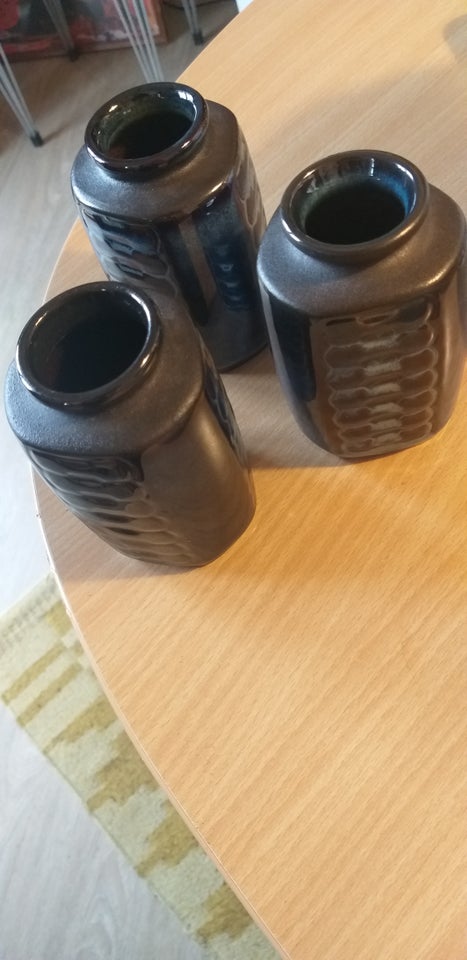 3 vaser Søholm Keramik