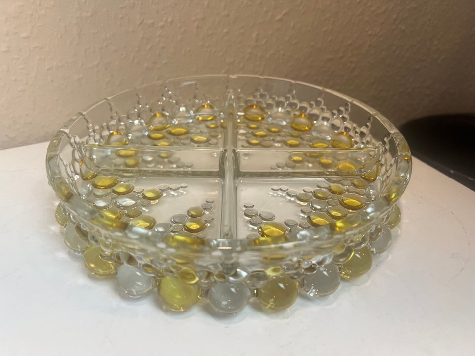 Glas Vintage skål glas Walther