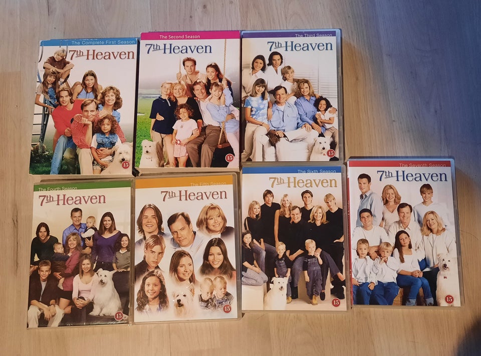 7th heaven sæson 1-7, DVD,