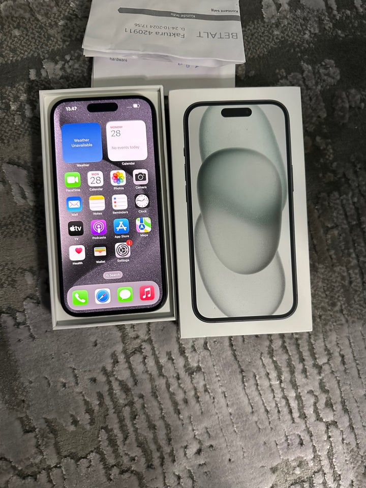 iPhone 14 Pro, 128 GB, sort