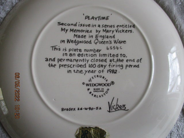 Porcelæn Platte Wedgwood /