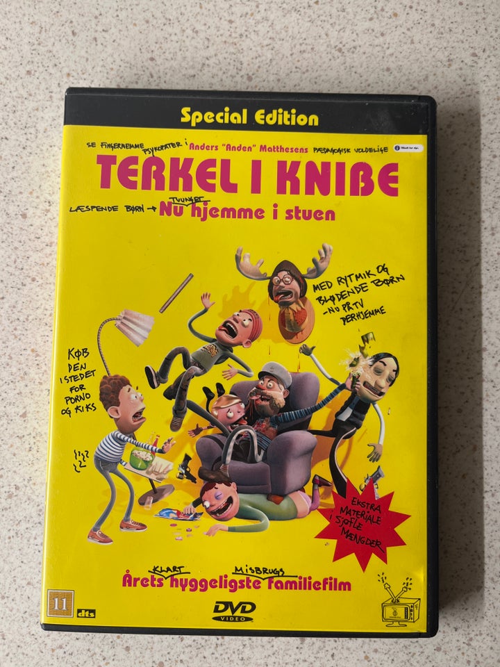 Terkel i knibe, DVD, animation