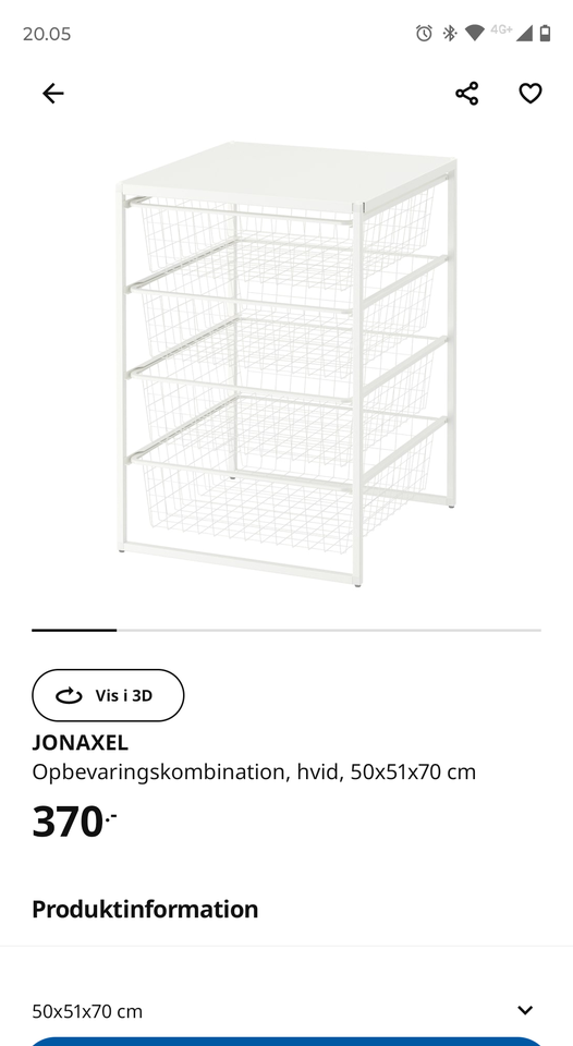 Opbevaringskomibation fra Ikea,