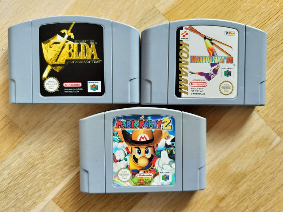 Zelda, Mario Party 2, N64