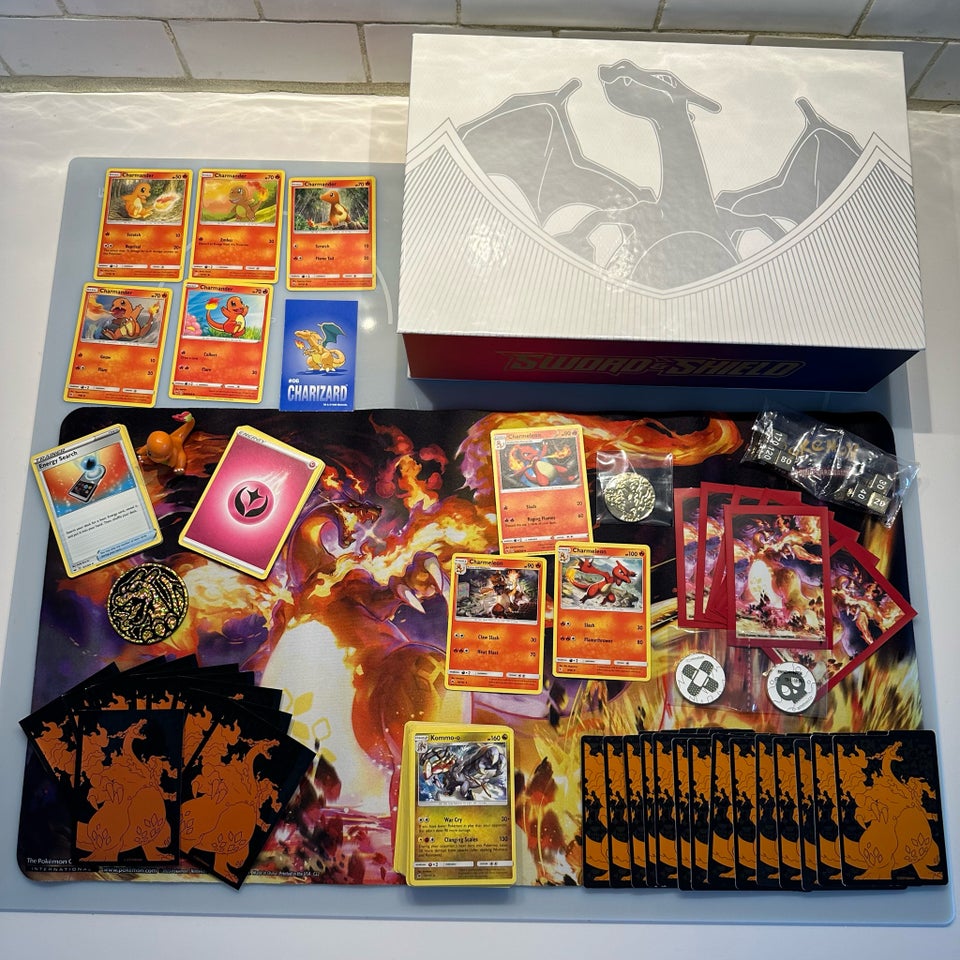 Samlekort Stor charizard samling