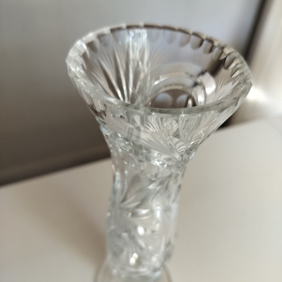 Glas, krystal vase