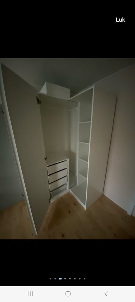 Klædeskab, Ikea Pax, b: 350 d: 60 h: