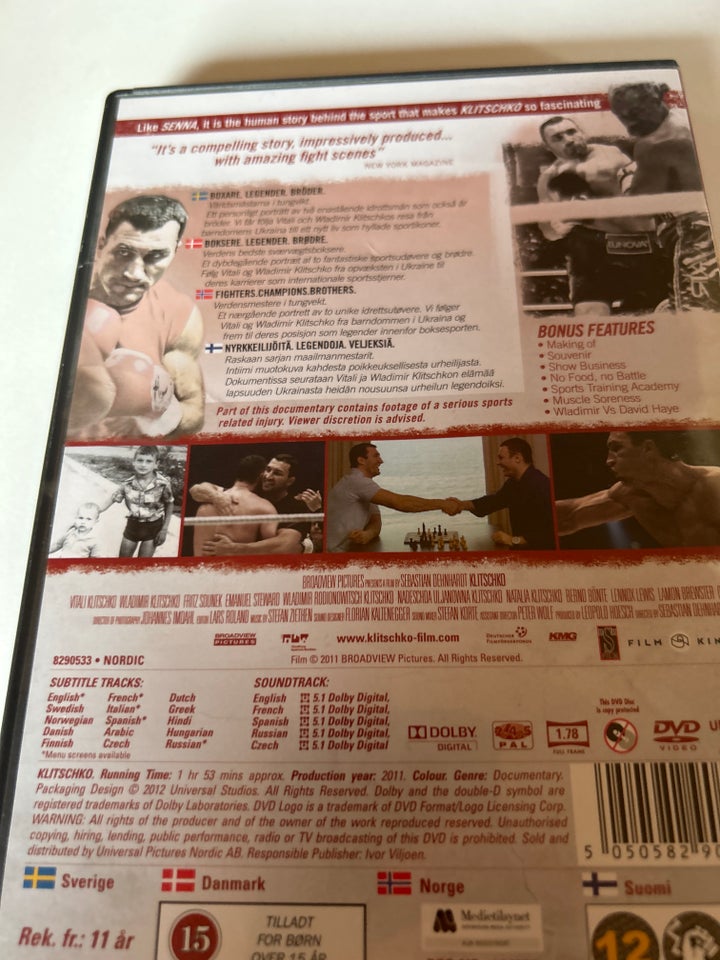 Klitschko  DVD drama