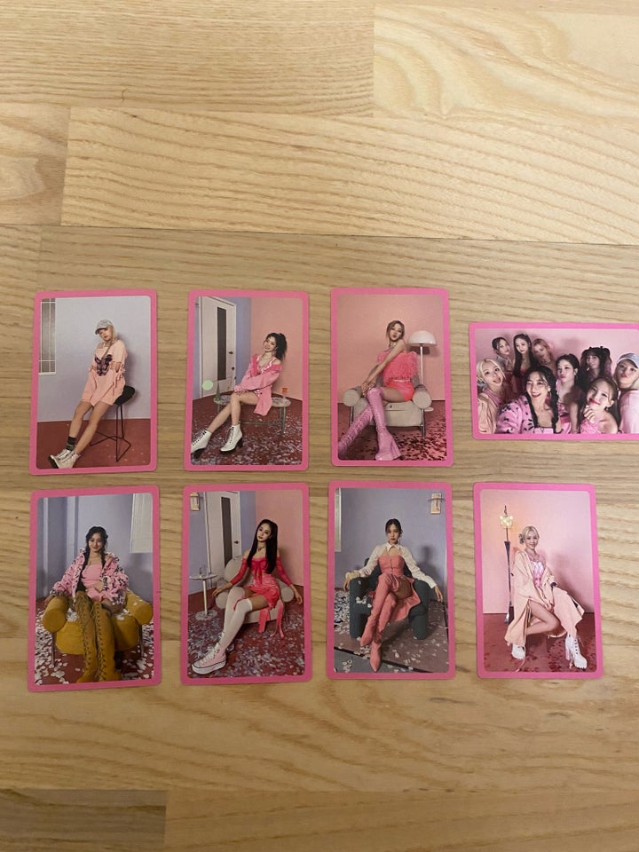 Twice photocards, taste of love,