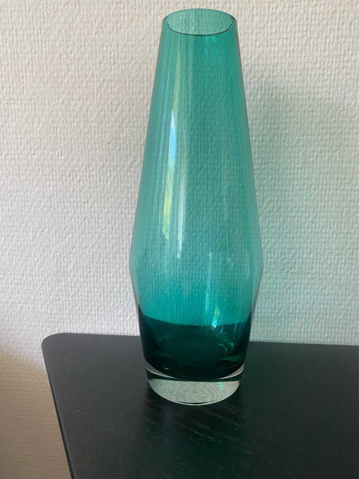 Glas Turkis/blå glasvase