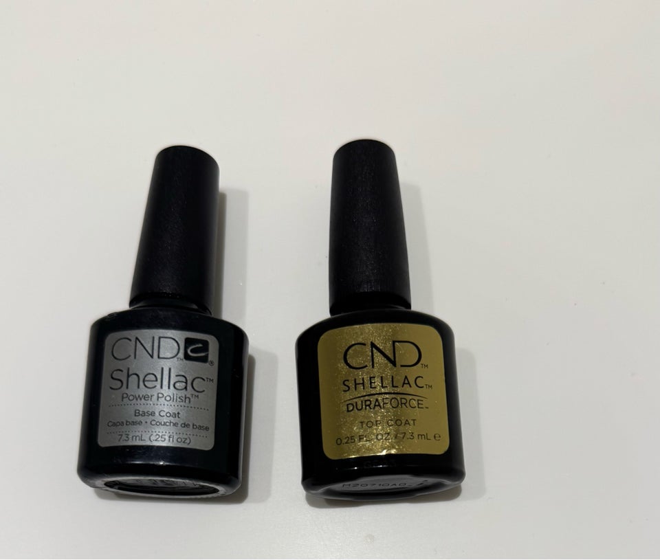 Negle, Top og base coat, CND