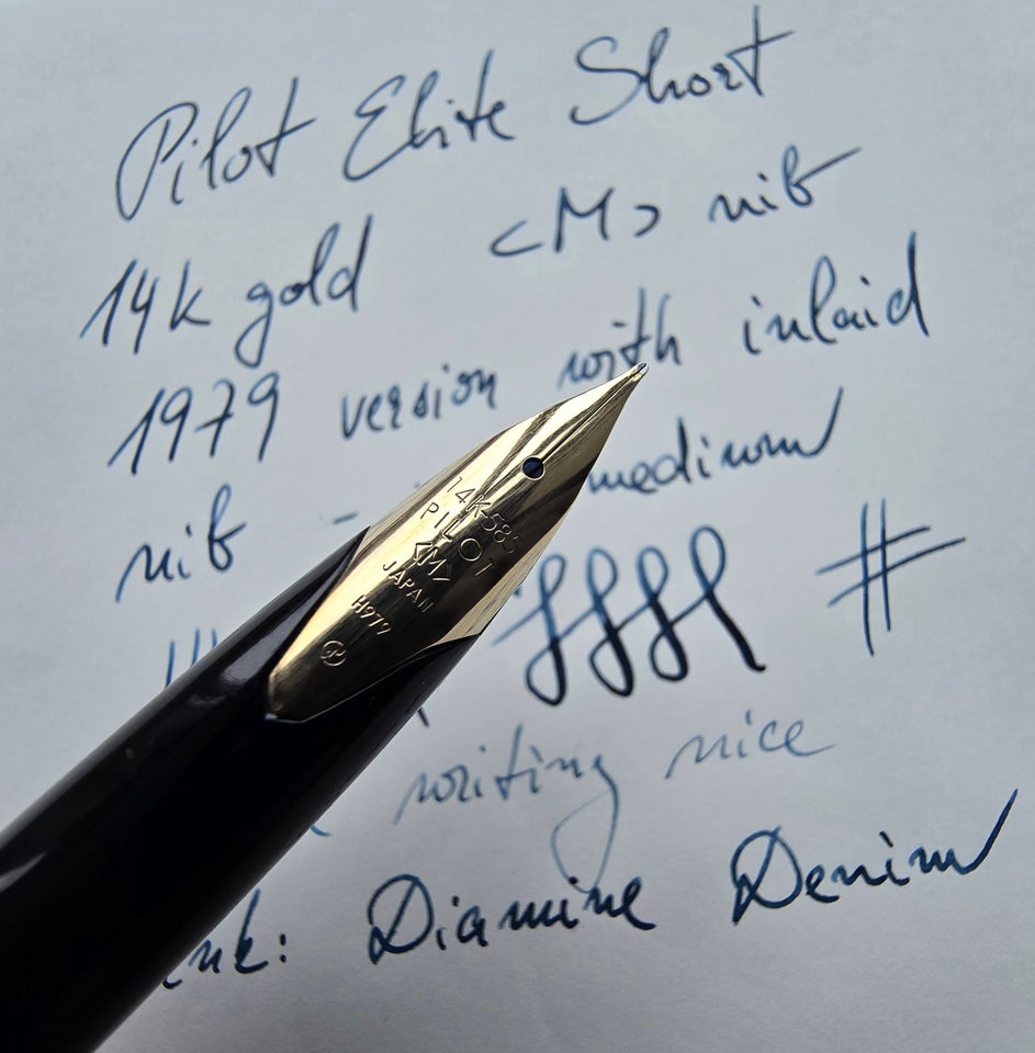 Fyldepen, Pilot Elite Short - 14k