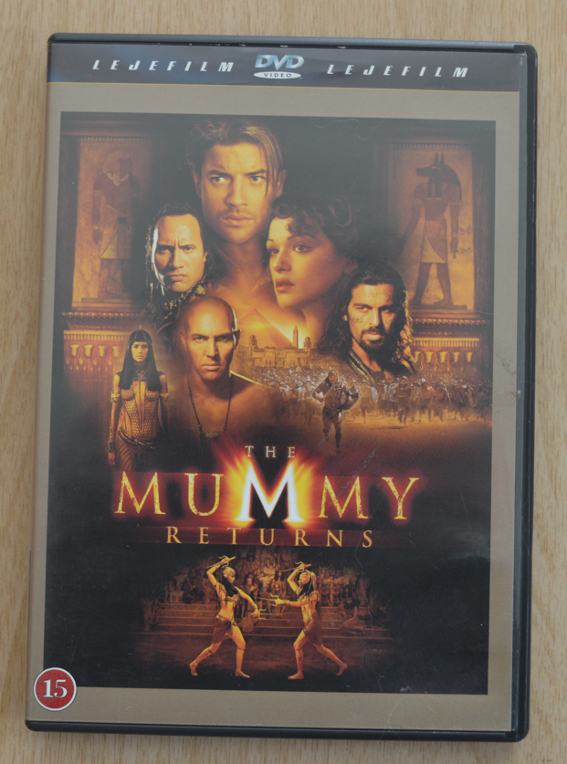 The Mummy Returns, DVD, action