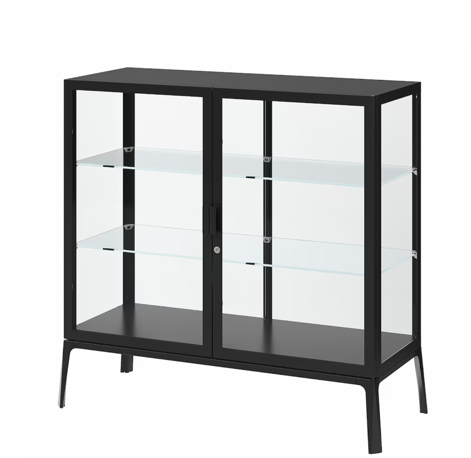 Vitrineskab, Ikea, b: 101 d: 38 h: