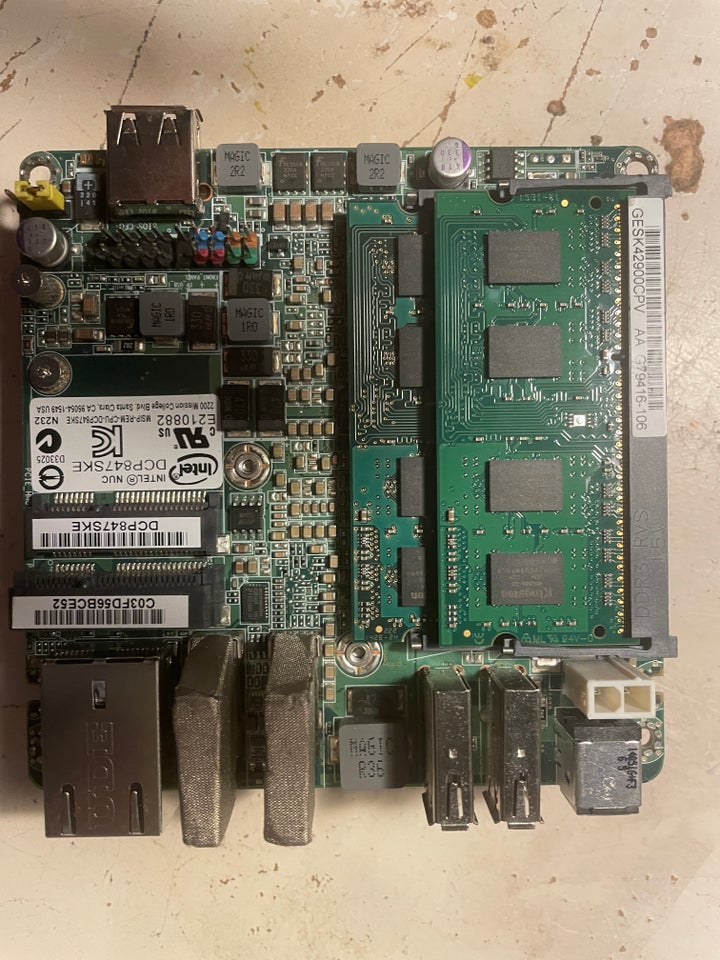 NUC- bundkort, INTEL, DCP847SKE