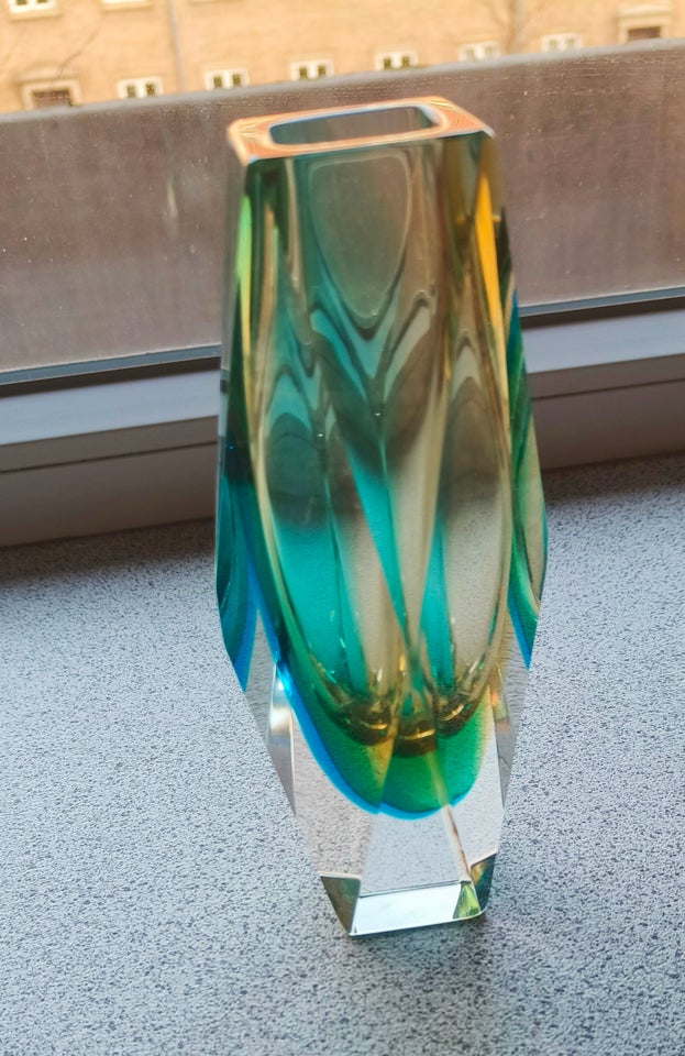 Glas, Vase, Murano sommerso