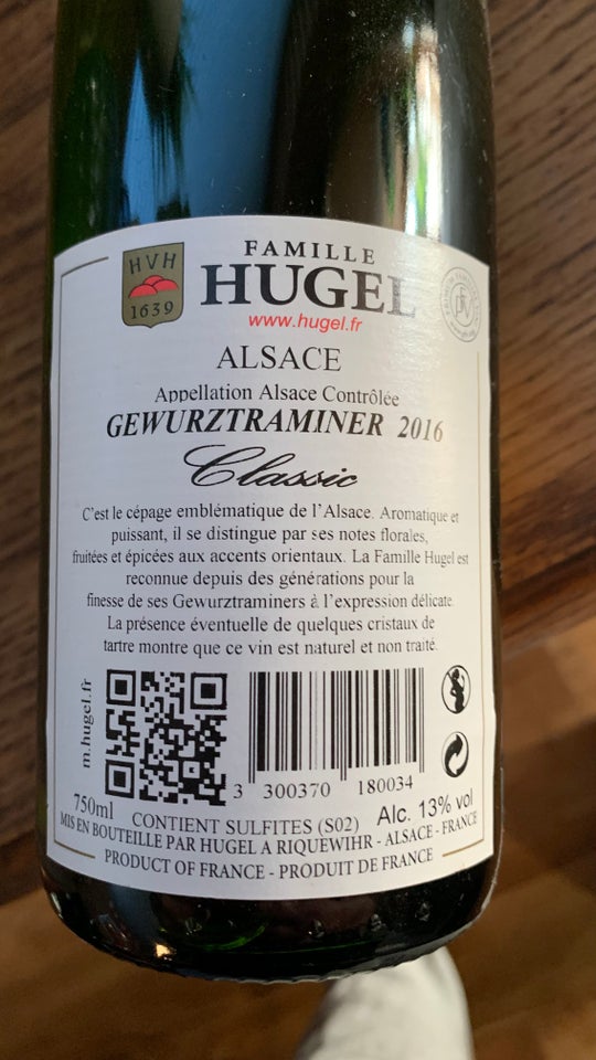 Vin Classic Gewurztraminer 2016